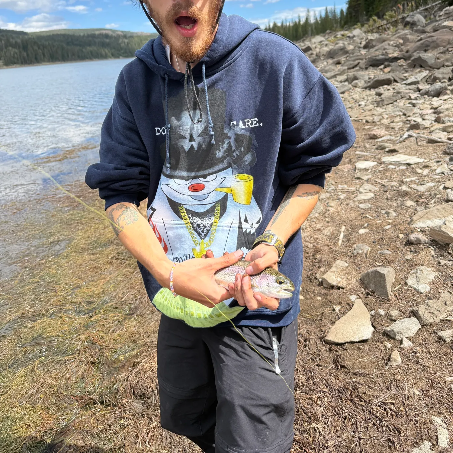 Rainbow trout caught on Fishbrain