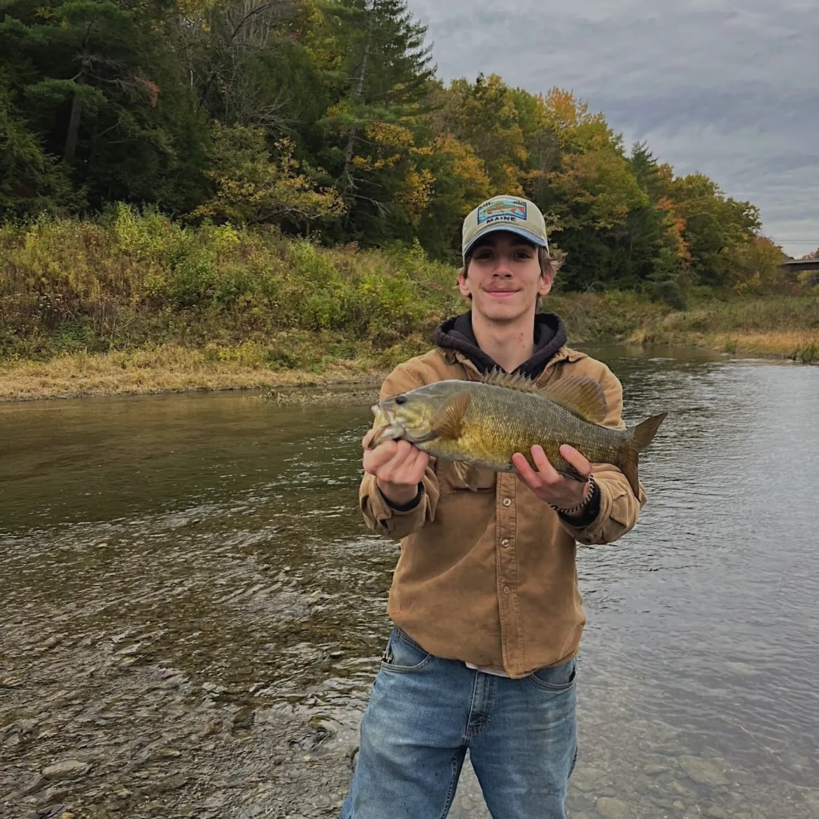 Smallmouth bass caught on Fishbrain