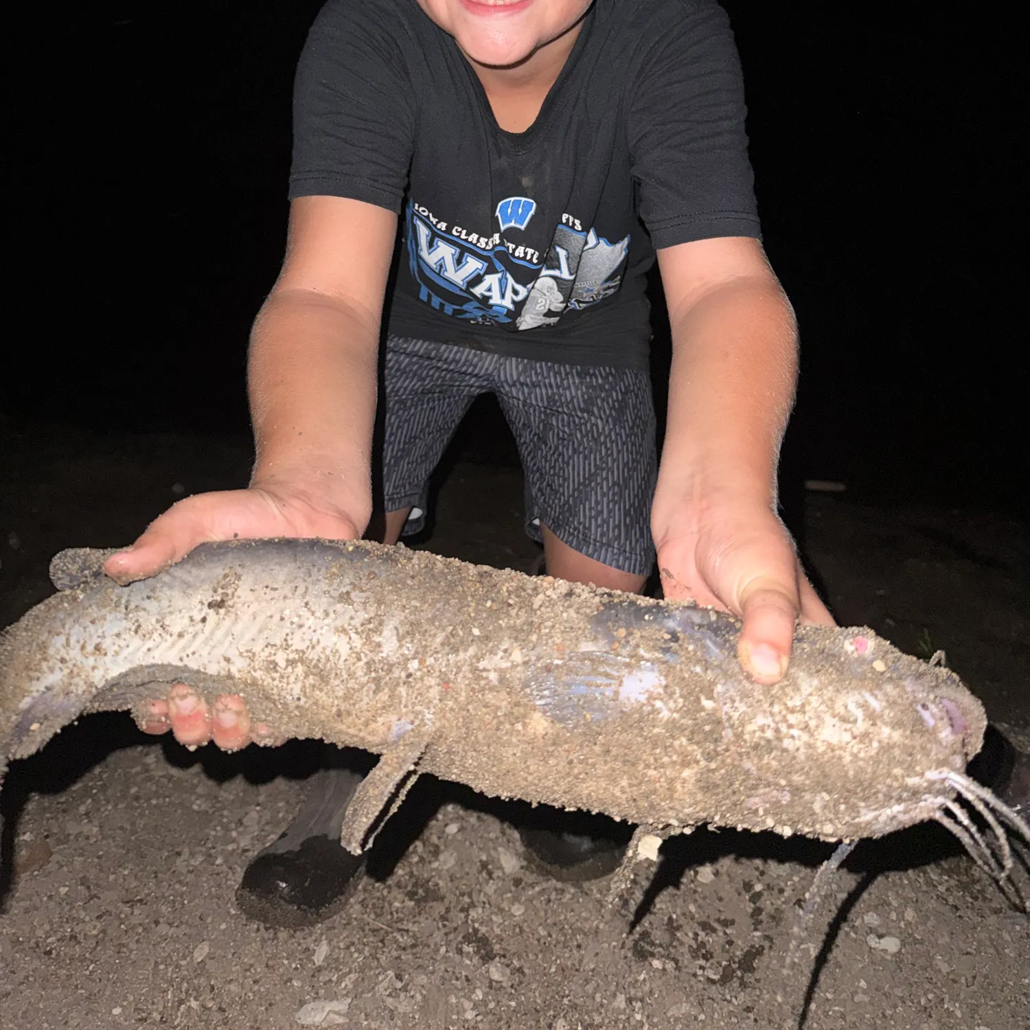 Channel catfish caught on Fishbrain