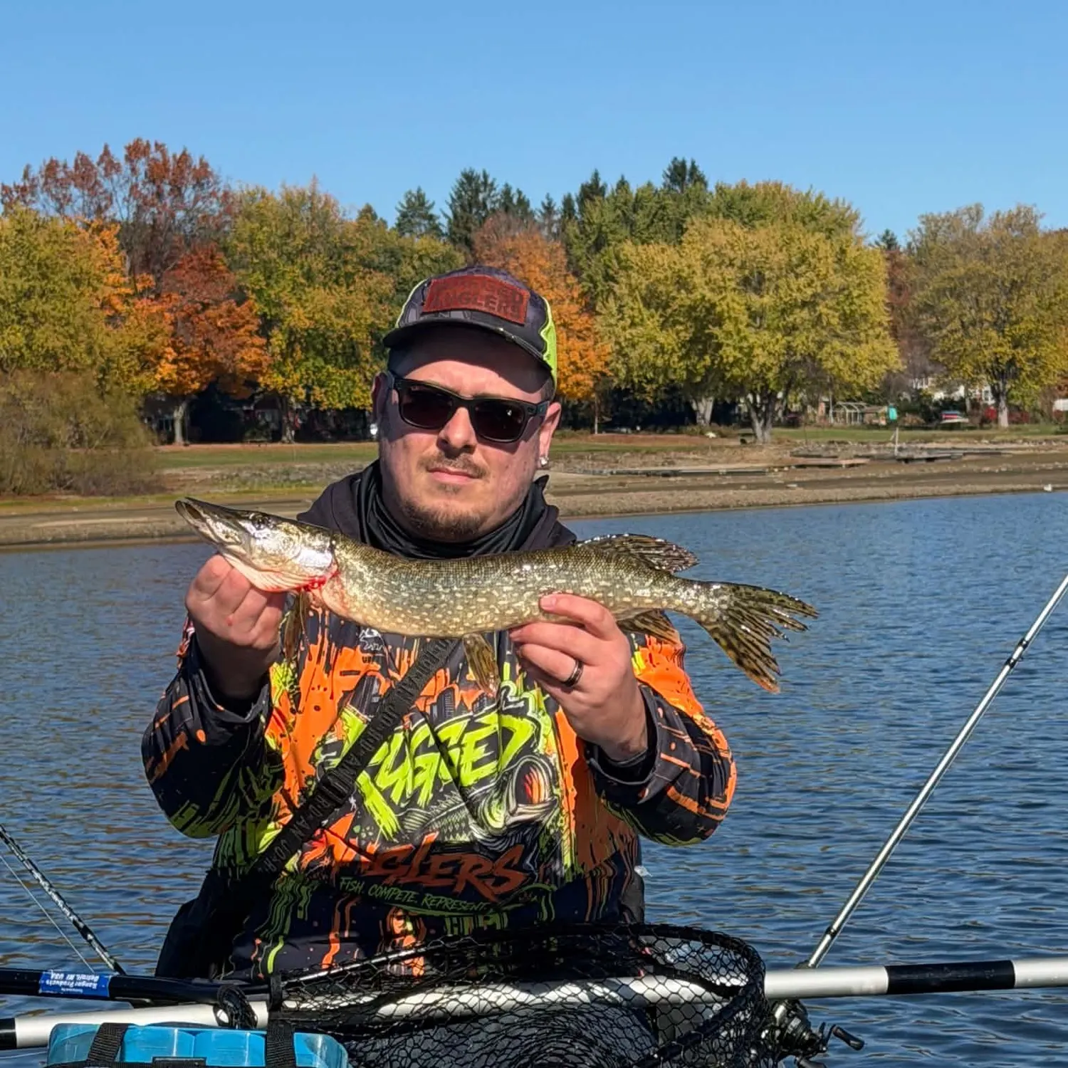 Northern pike caught on Fishbrain