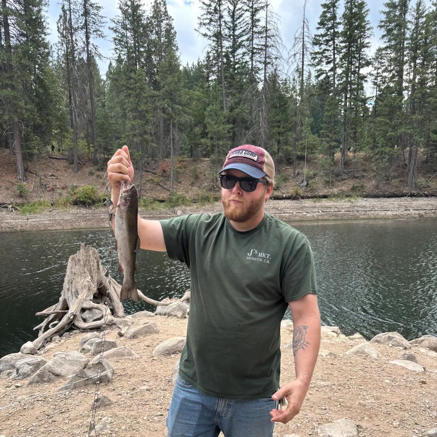 Rainbow trout caught on Fishbrain