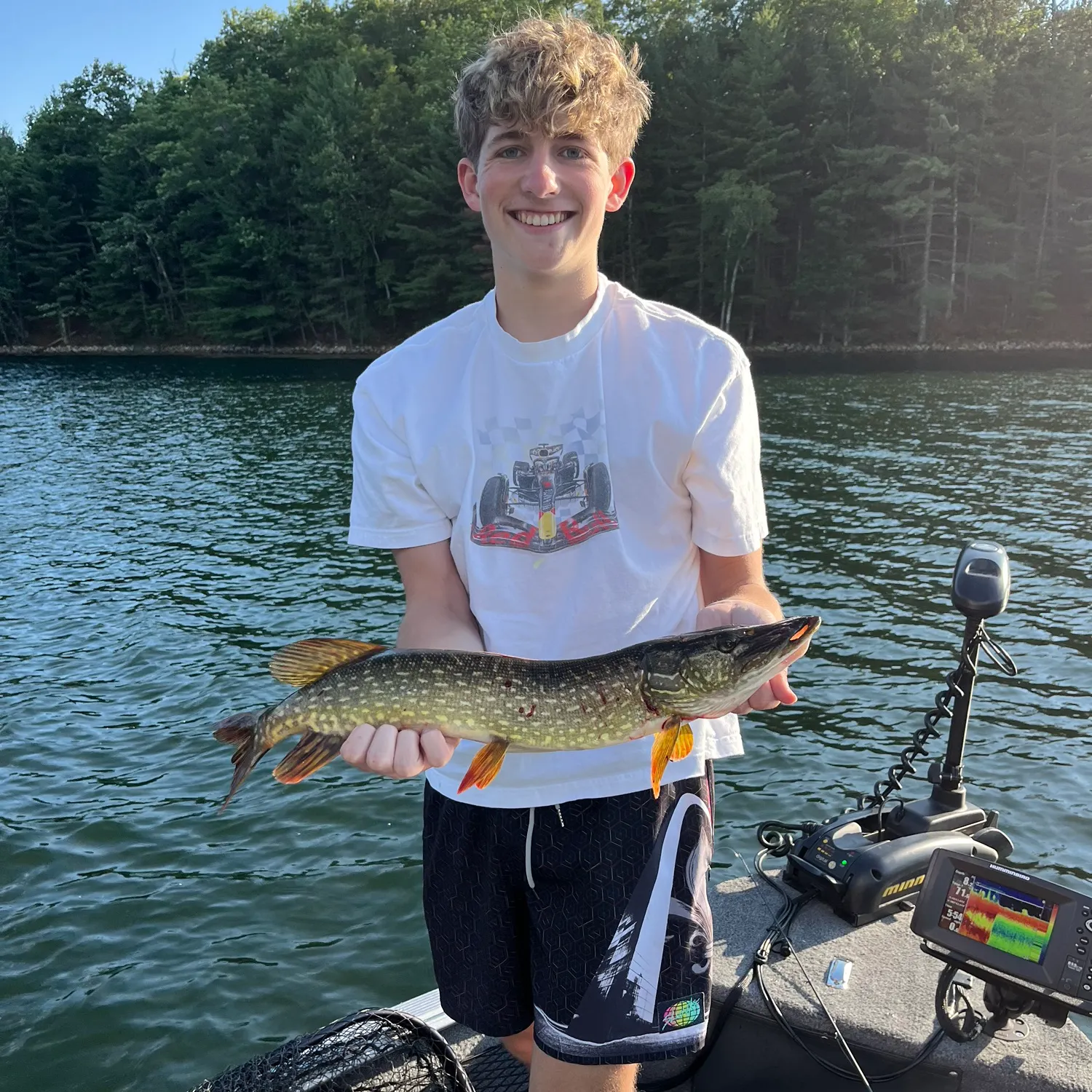 Northern pike caught on Fishbrain