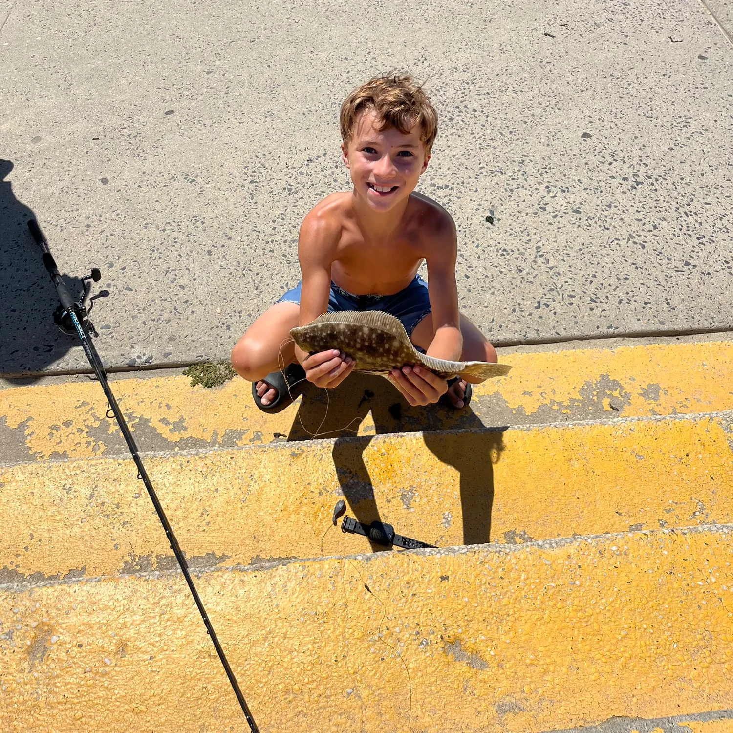 Summer flounder caught on Fishbrain