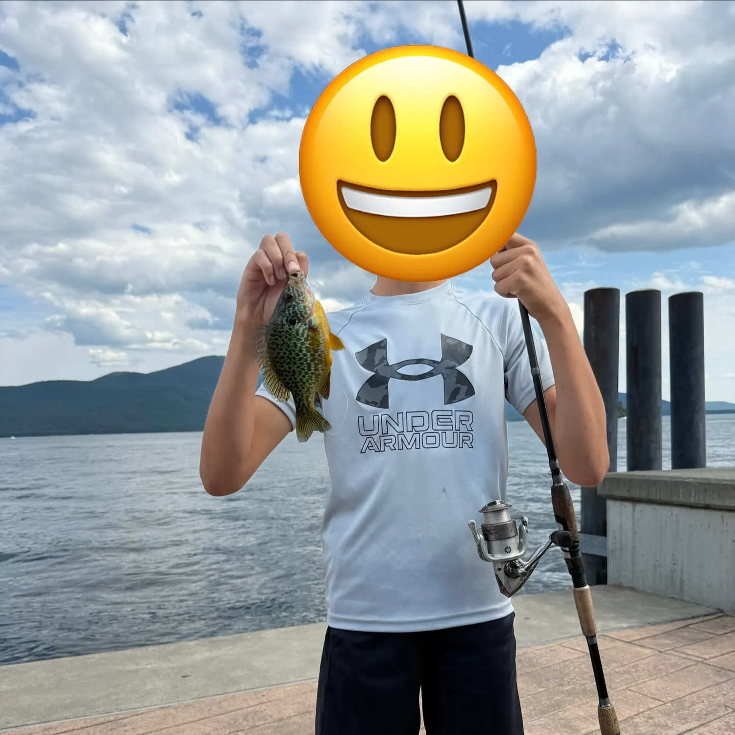Pumpkinseed caught on Fishbrain