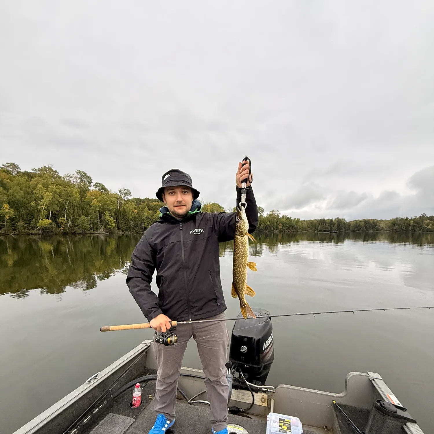 Northern pike caught on Fishbrain