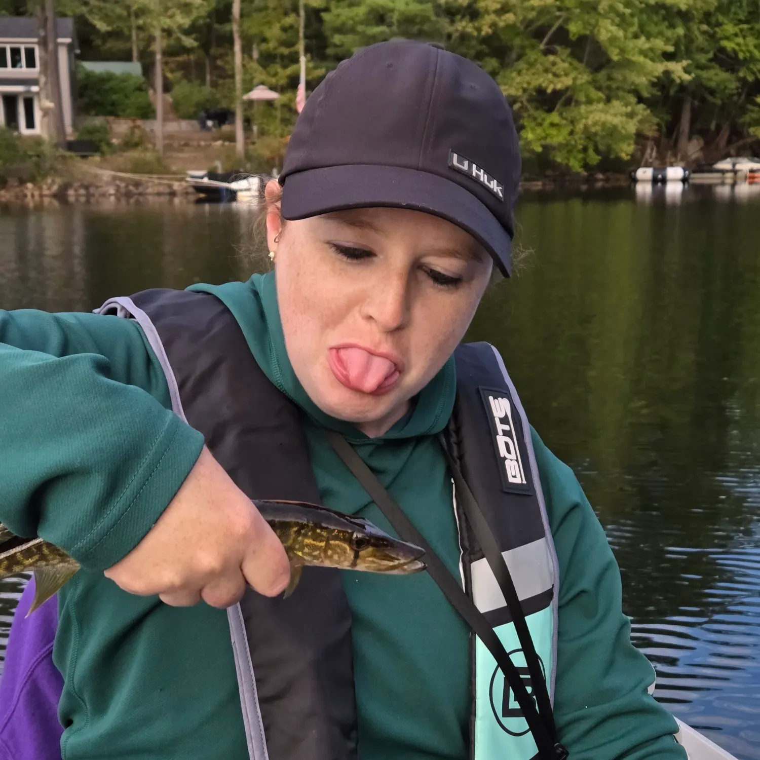 Chain pickerel caught on Fishbrain