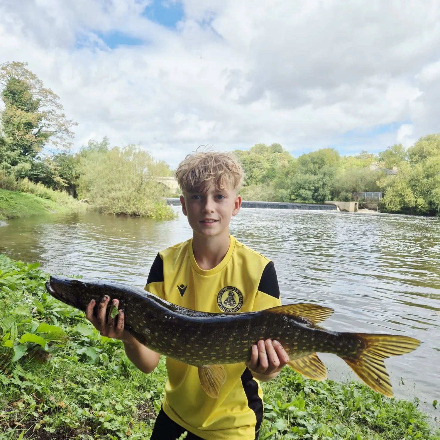 Northern pike caught on Fishbrain