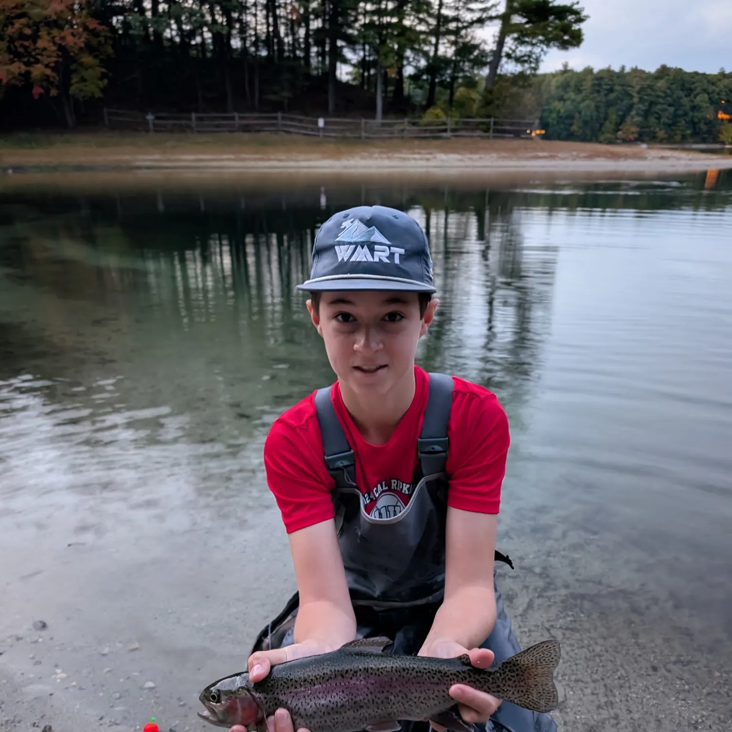 Rainbow trout caught on Fishbrain