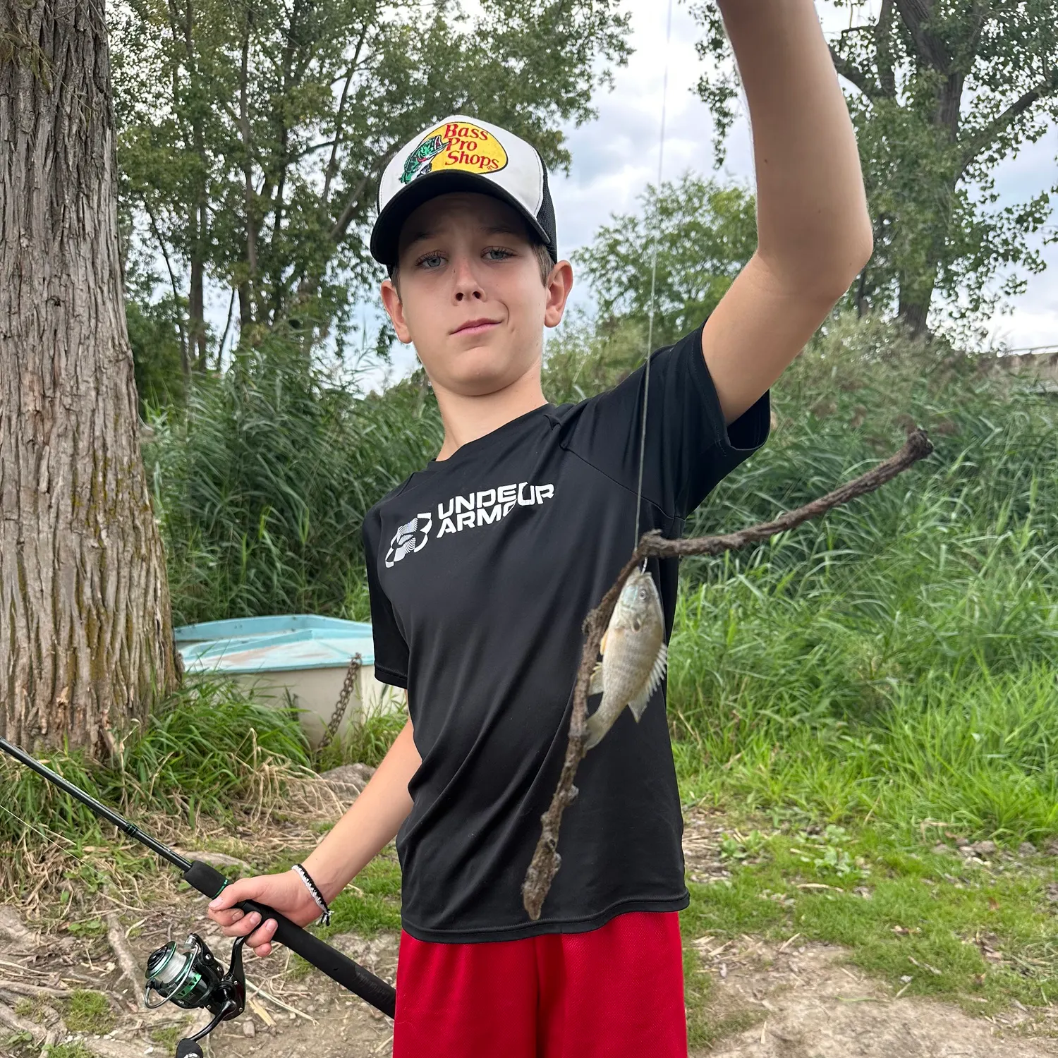 Redear sunfish caught on Fishbrain