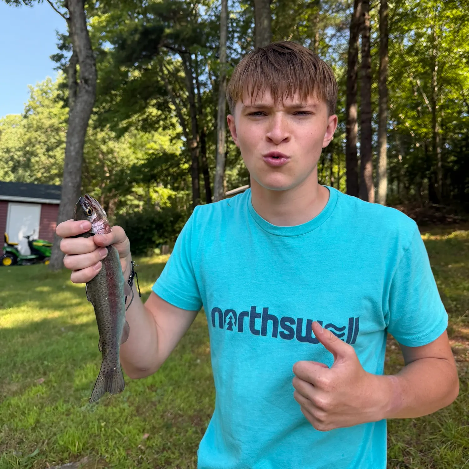 Rainbow trout caught on Fishbrain