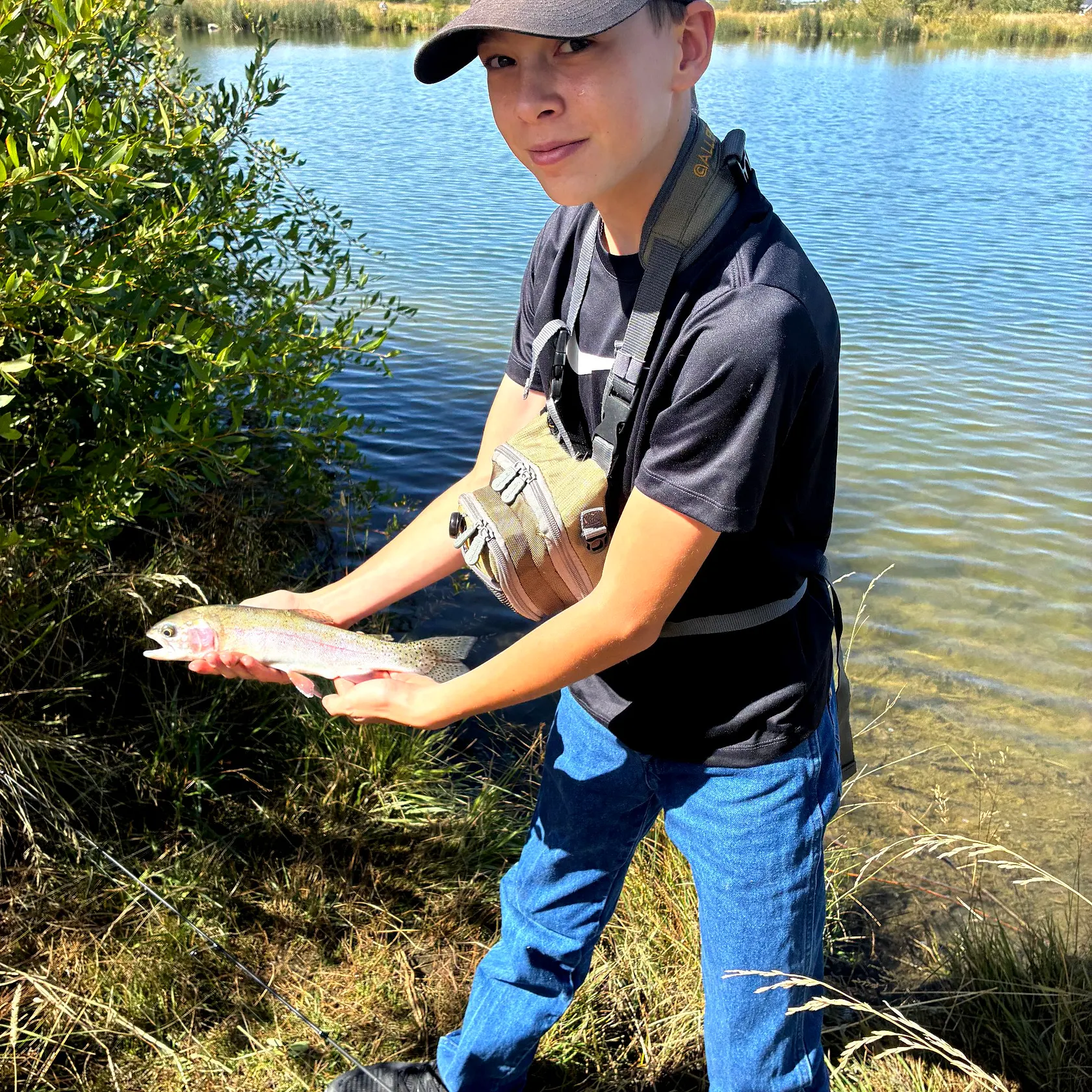 Rainbow trout caught on Fishbrain