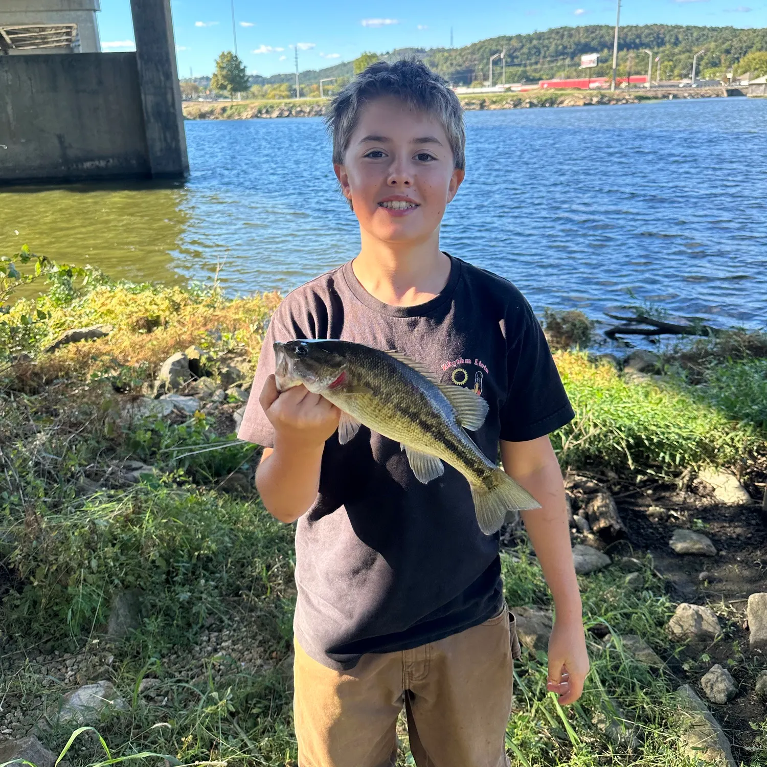 Spotted bass caught on Fishbrain