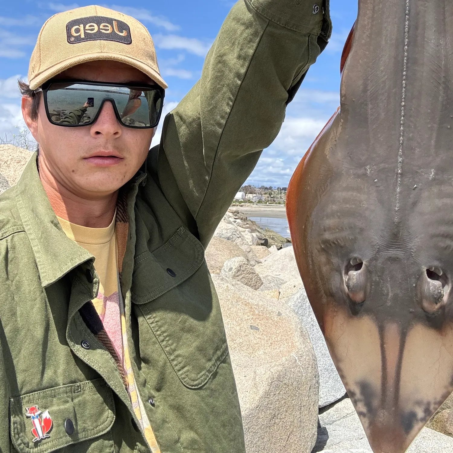 The most recent Pacific shovelnose guitarfish catches on Fishbrain