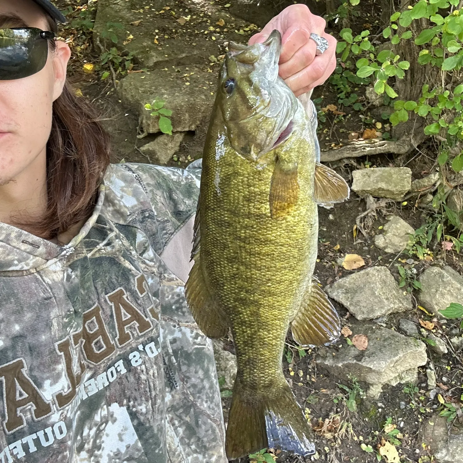 Smallmouth bass caught on Fishbrain