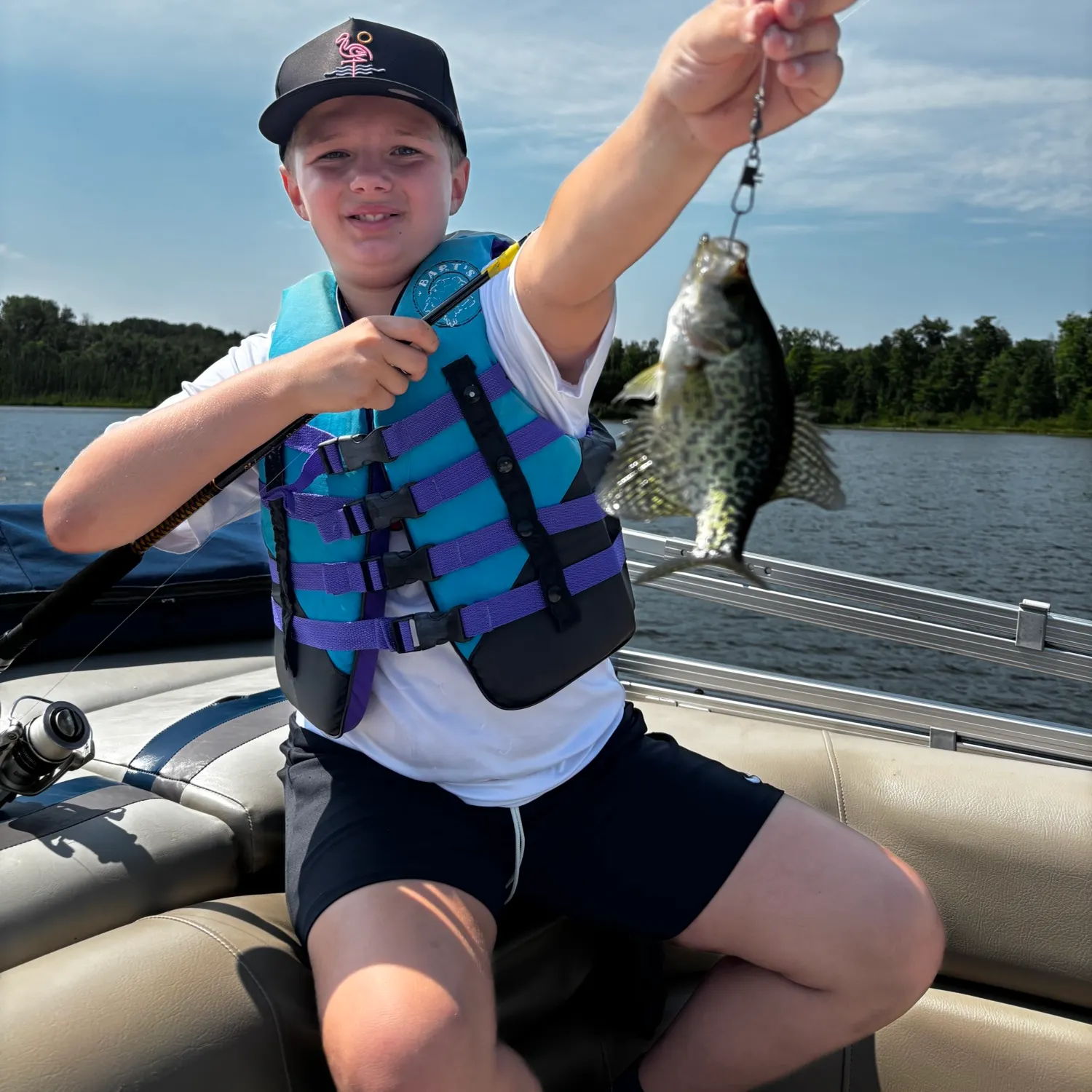 Black crappie caught on Fishbrain