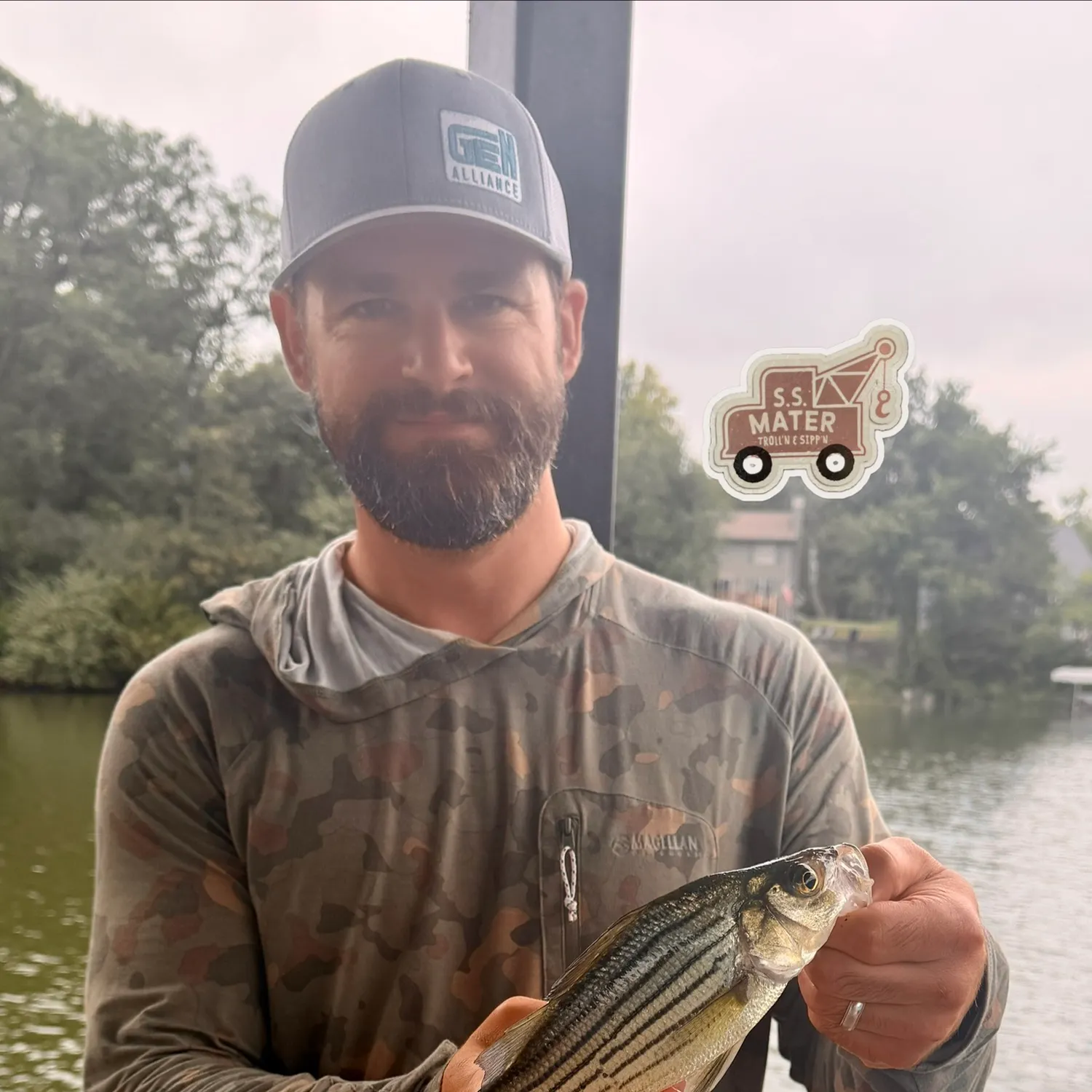 Yellow bass caught on Fishbrain
