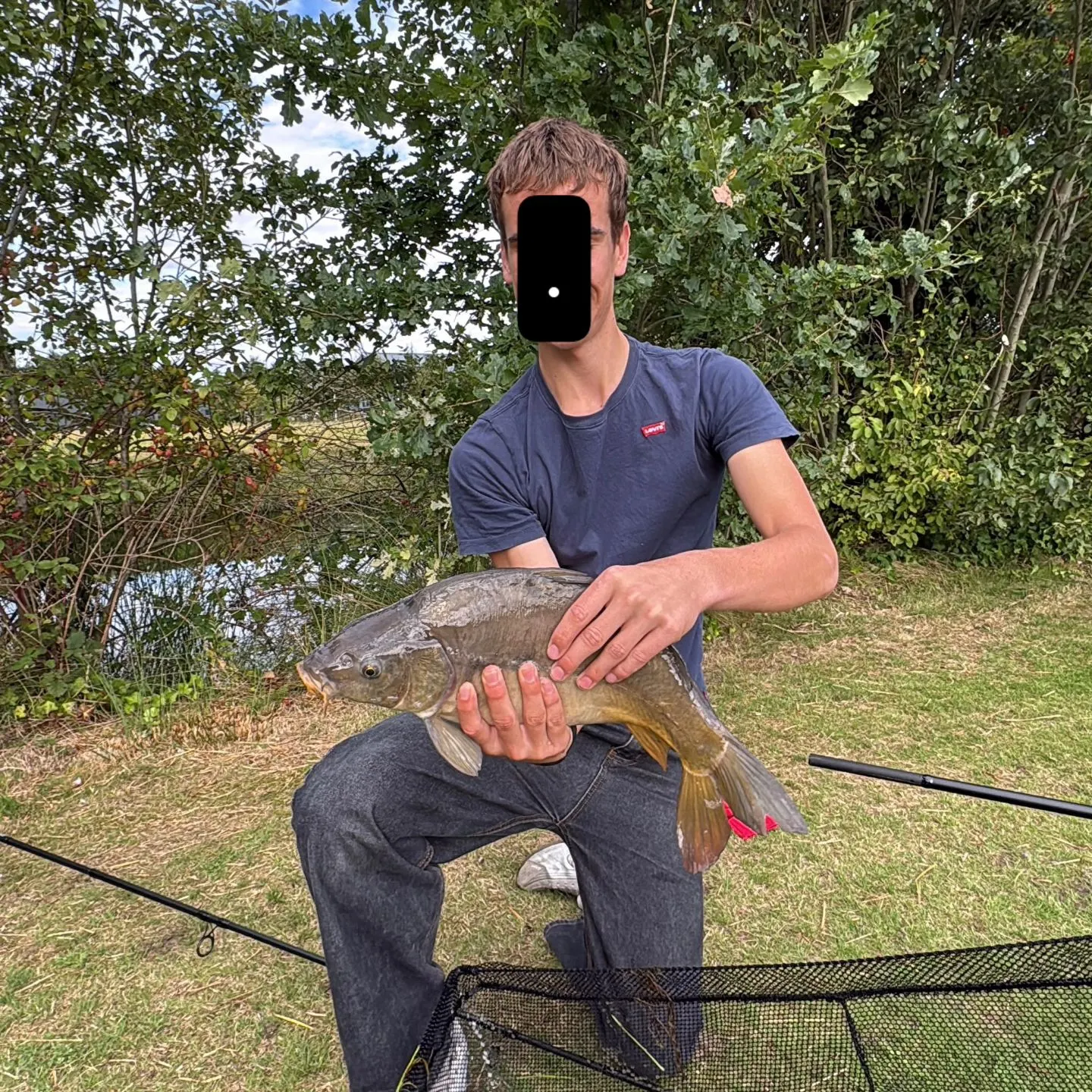 Common carp caught on Fishbrain