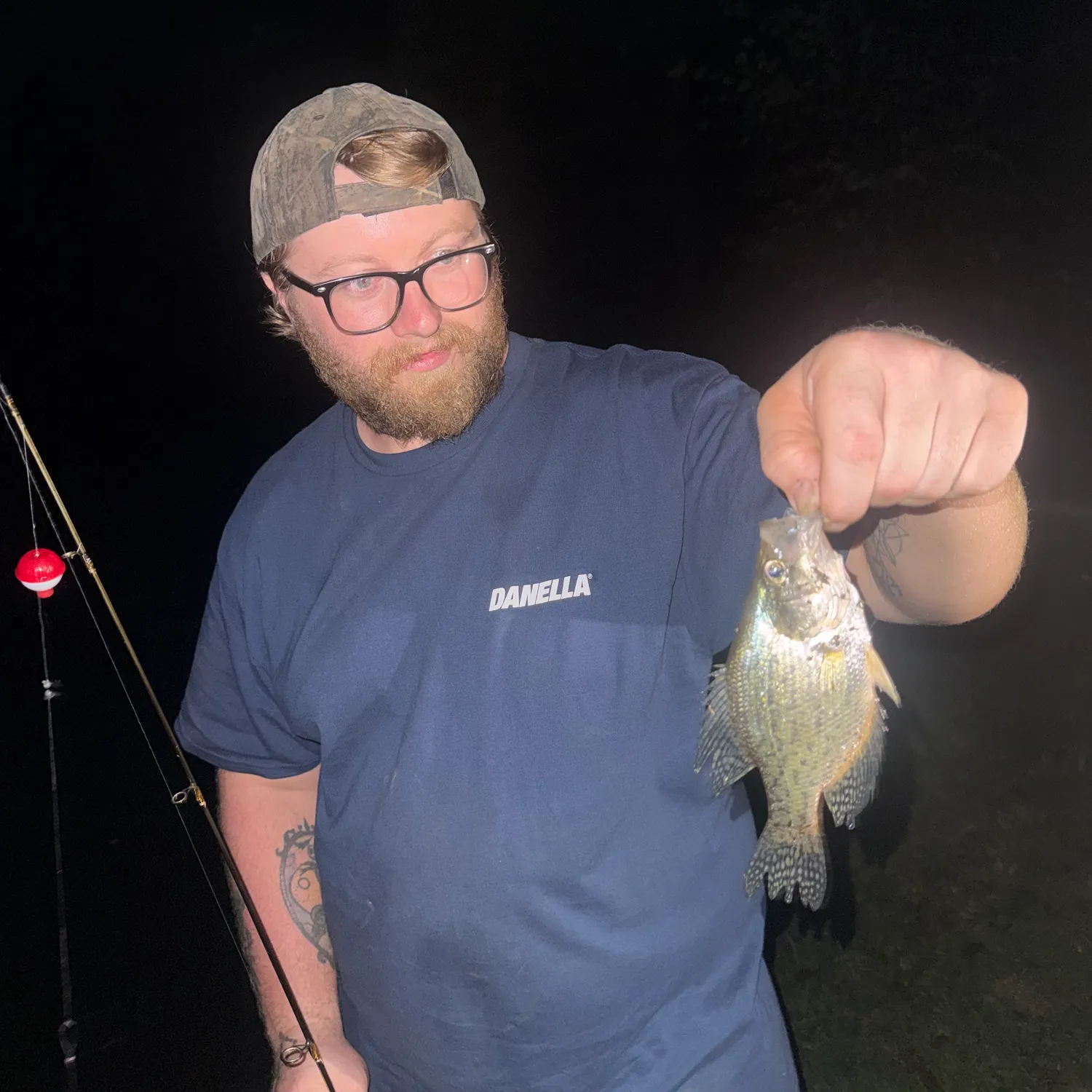 Black crappie caught on Fishbrain