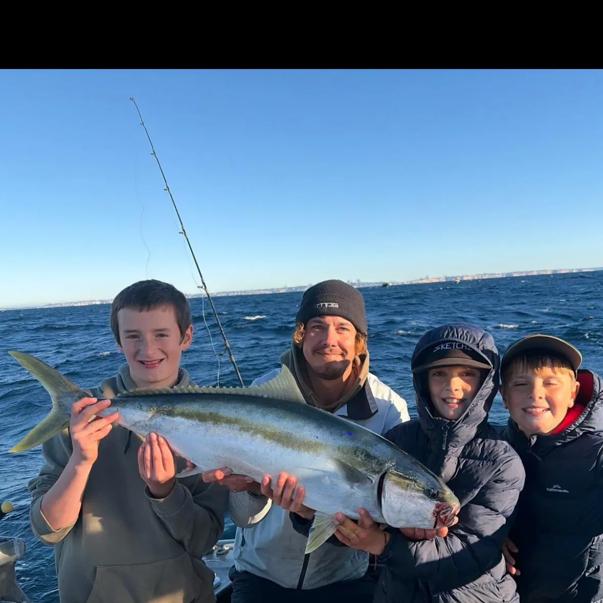 Southern yellowtail amberjack caught on Fishbrain