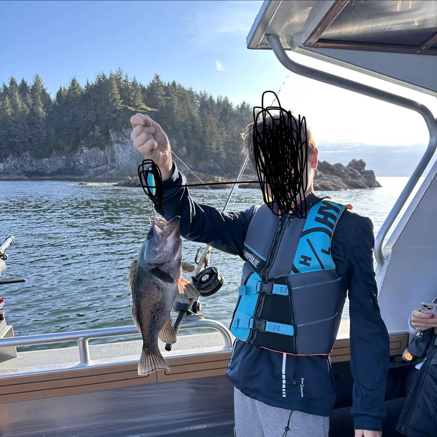 Black rockfish caught on Fishbrain