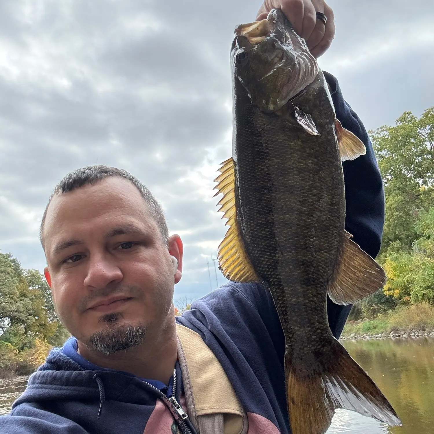 Smallmouth bass caught on Fishbrain