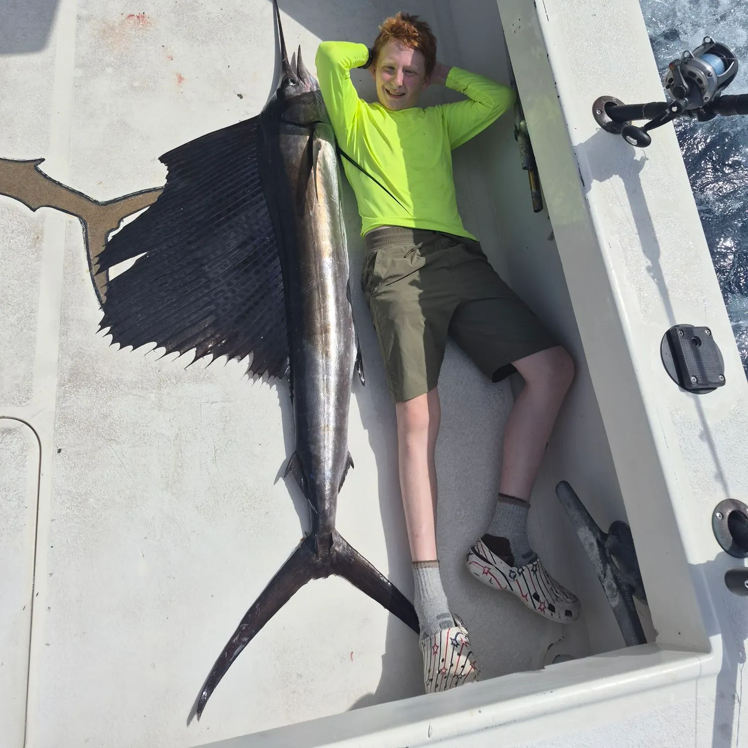 Atlantic sailfish caught on Fishbrain