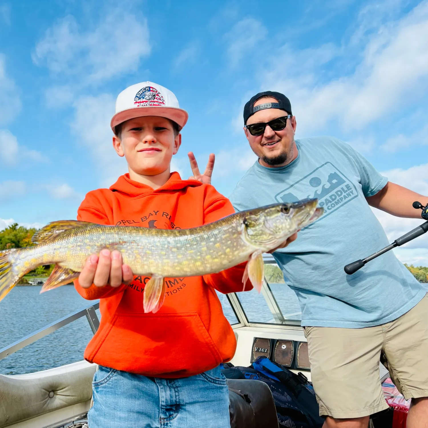 Northern pike caught on Fishbrain
