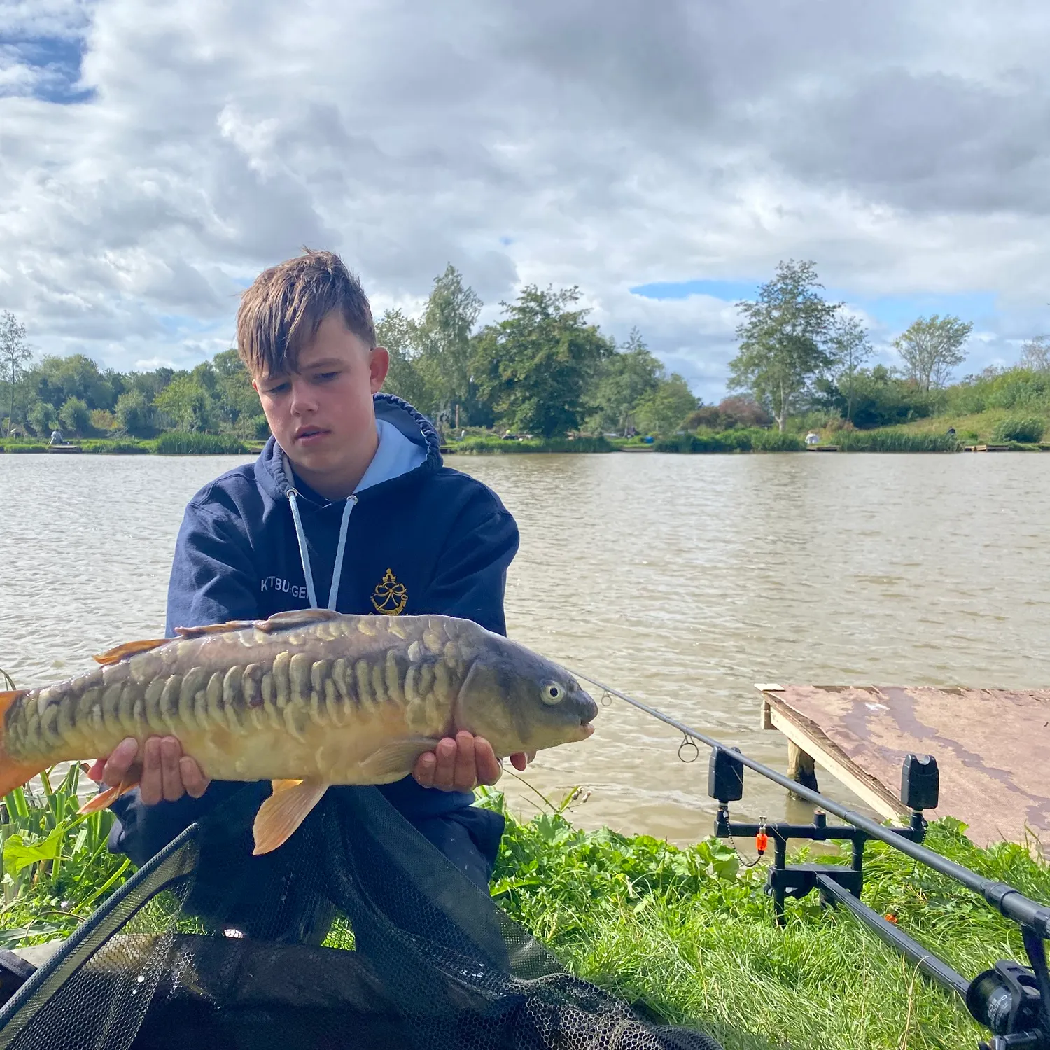 Mirror carp caught on Fishbrain