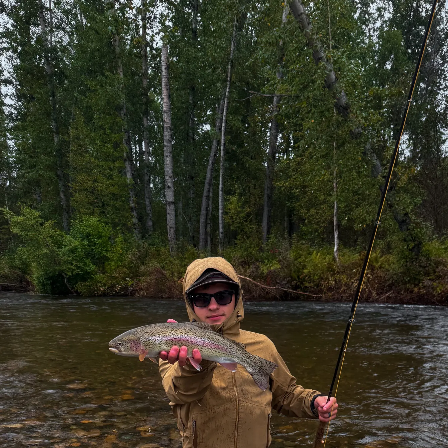 Rainbow trout caught on Fishbrain