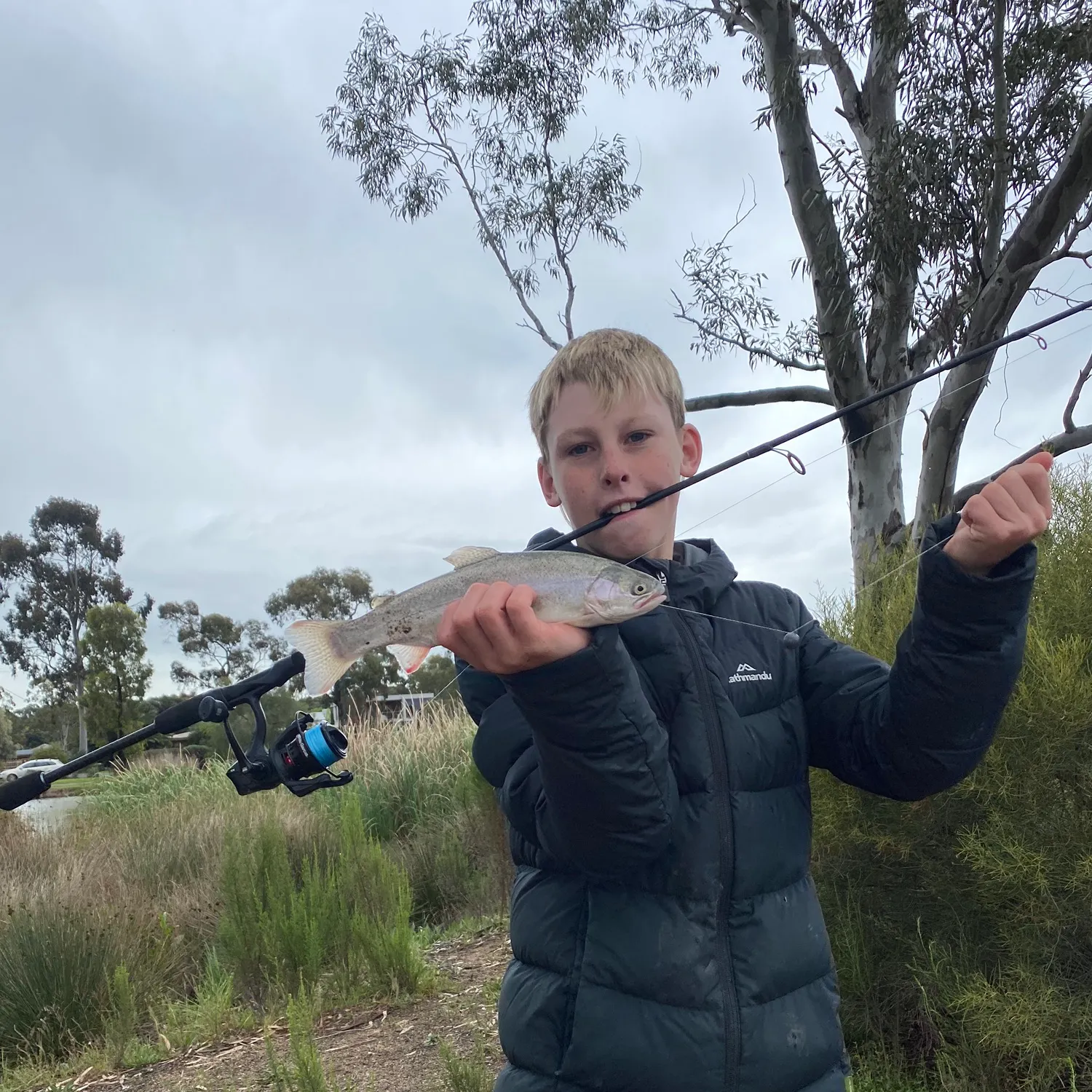 Rainbow trout caught on Fishbrain
