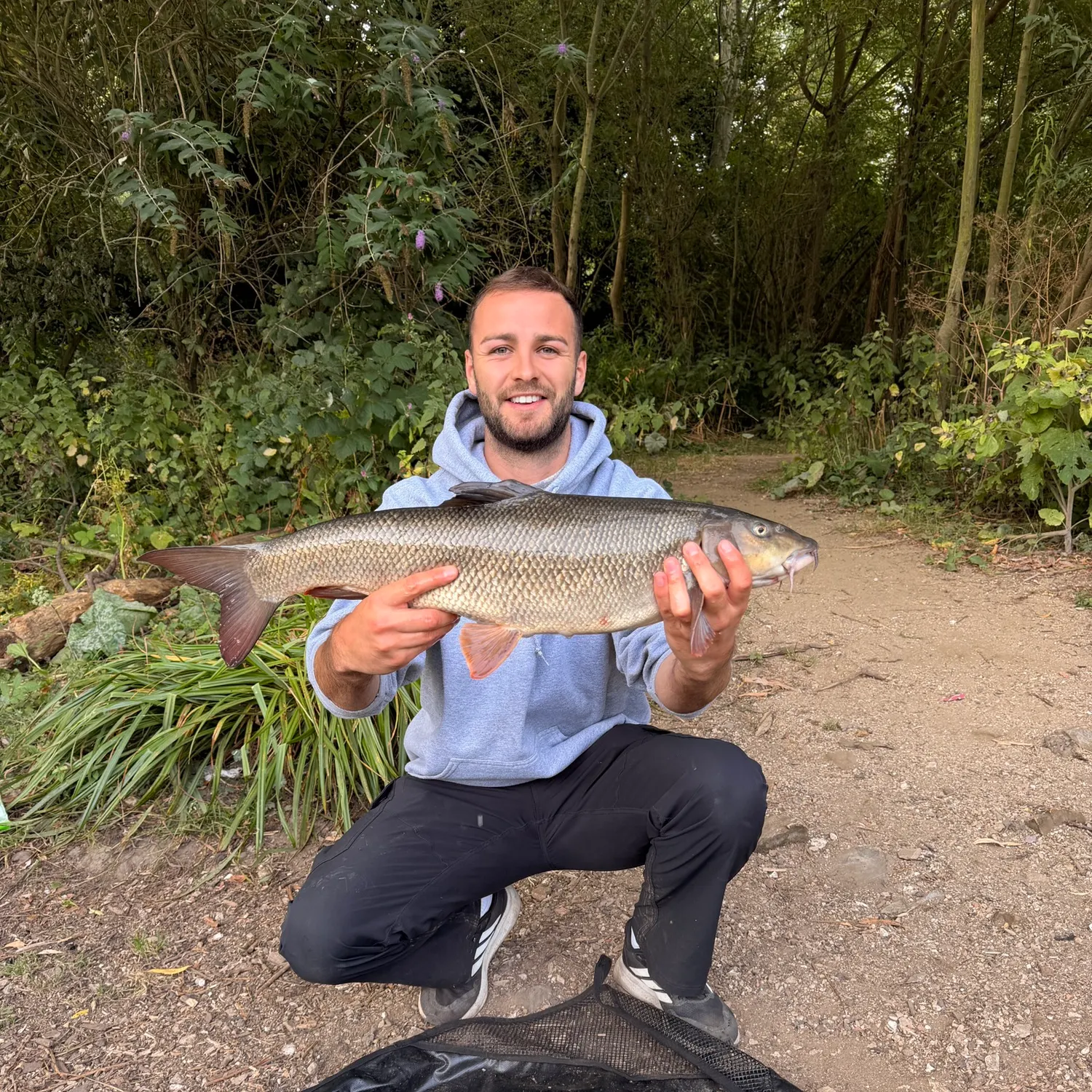 Common barbel caught on Fishbrain