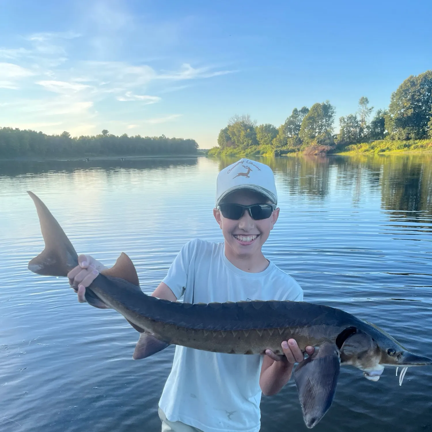 Lake sturgeon caught on Fishbrain