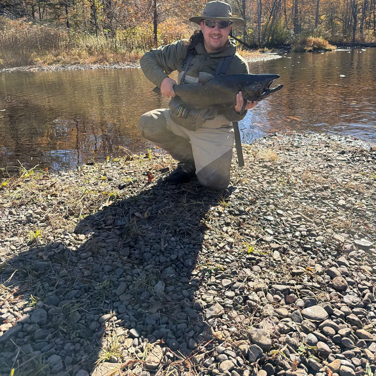 Chinook salmon caught on Fishbrain