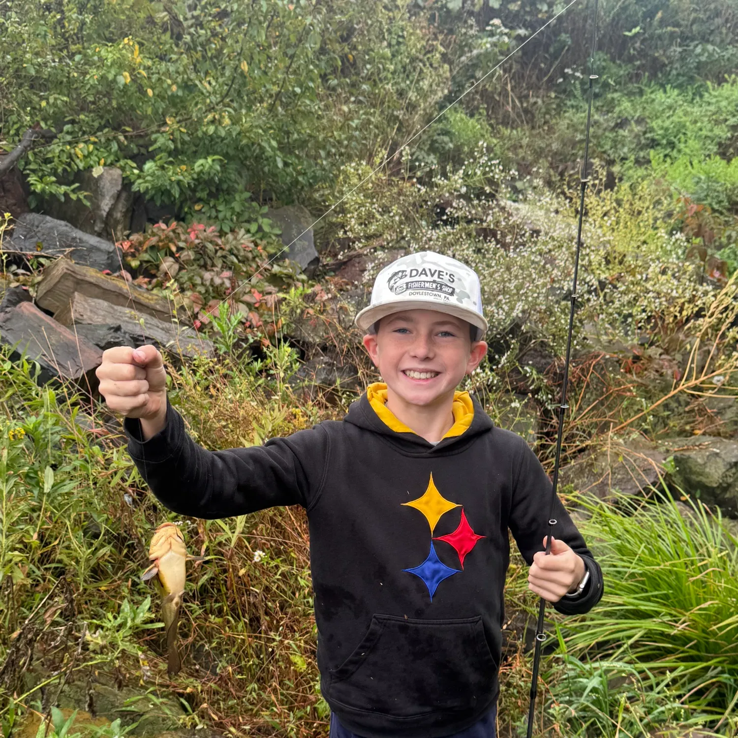 Yellow bullhead caught on Fishbrain