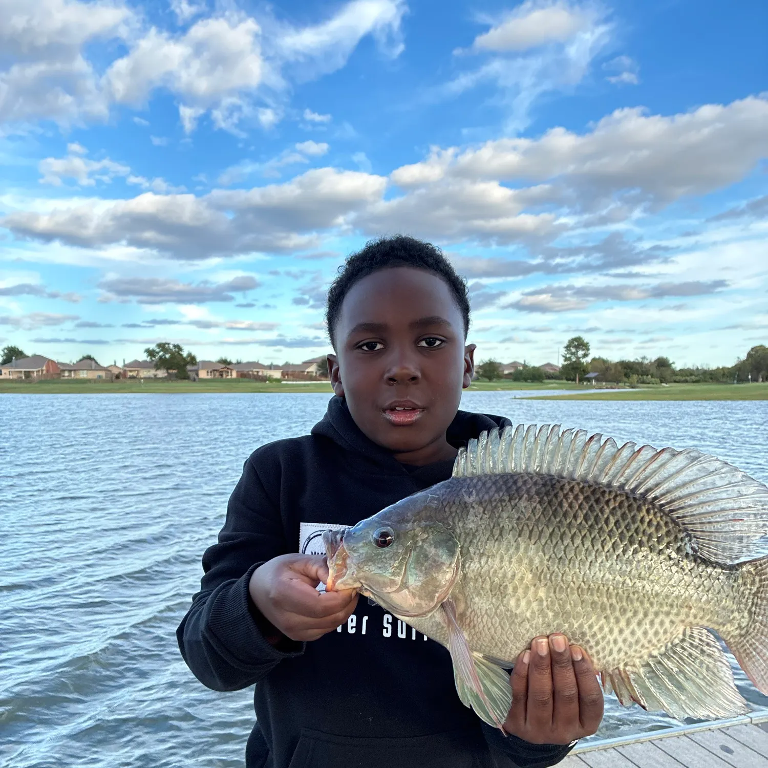 Nile tilapia caught on Fishbrain