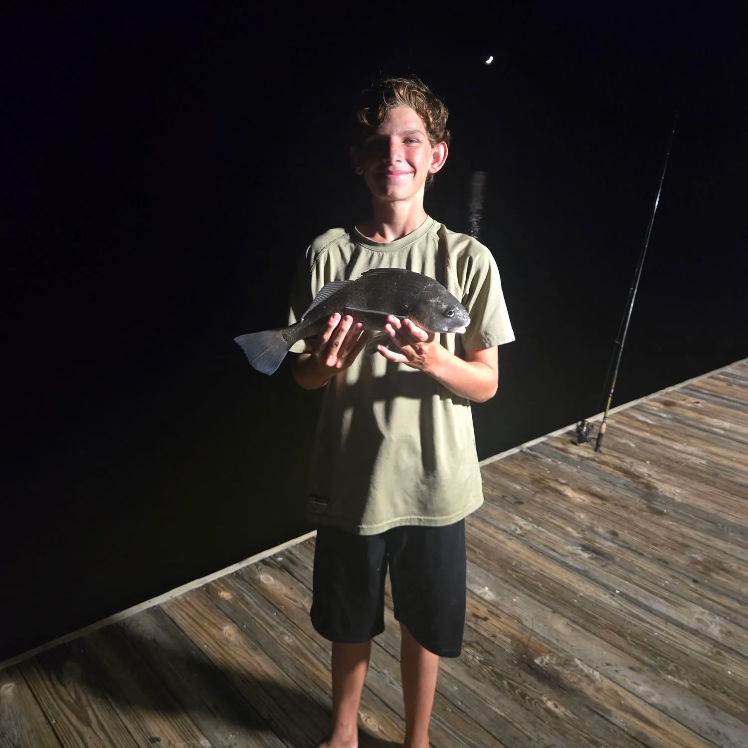 Black drum caught on Fishbrain
