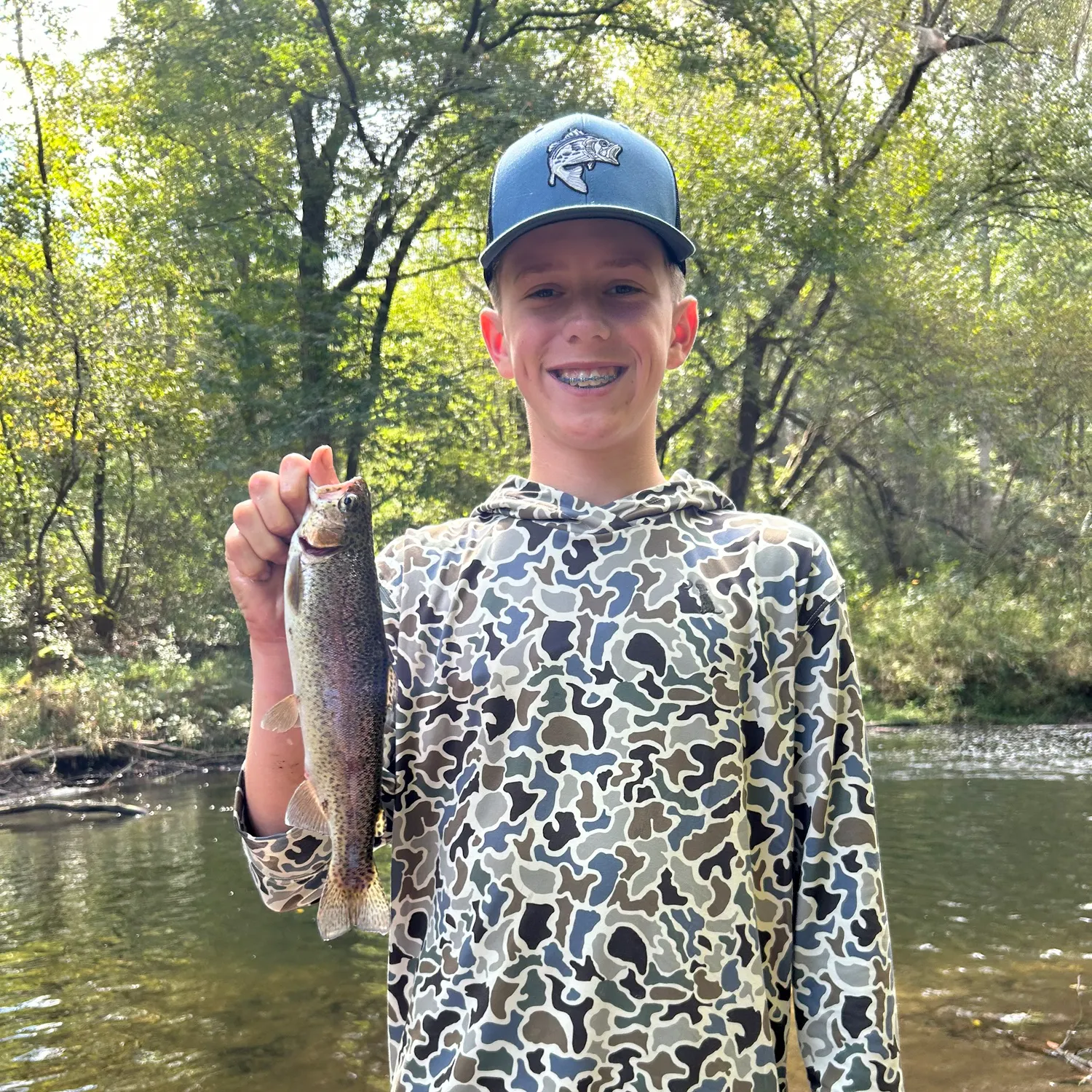 Rainbow trout caught on Fishbrain