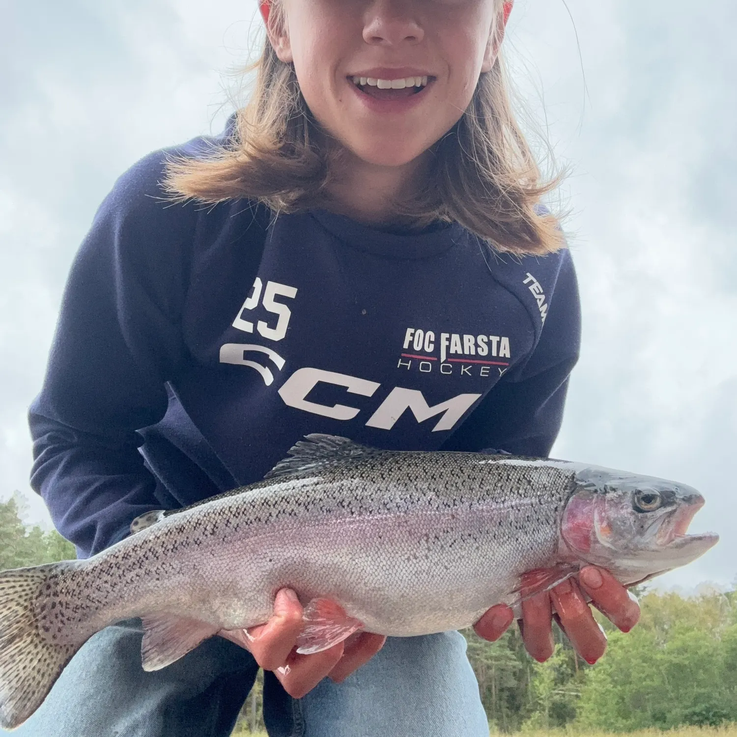 Rainbow trout caught on Fishbrain