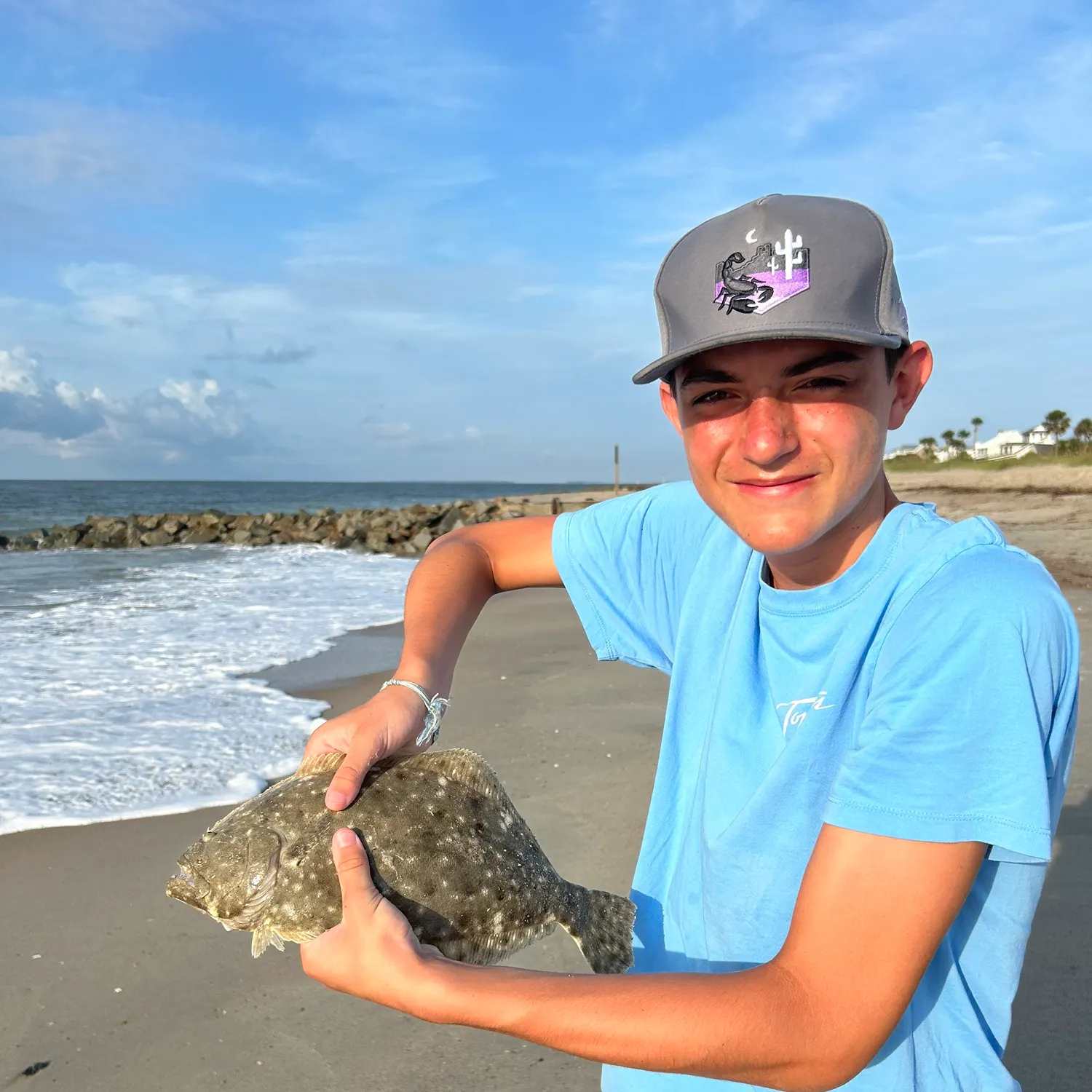 Summer flounder caught on Fishbrain