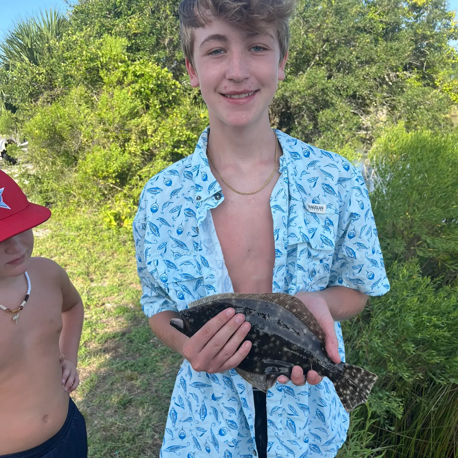 Summer flounder caught on Fishbrain