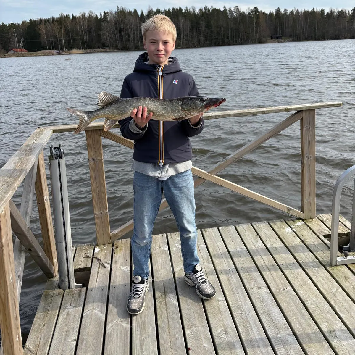 Northern pike caught on Fishbrain