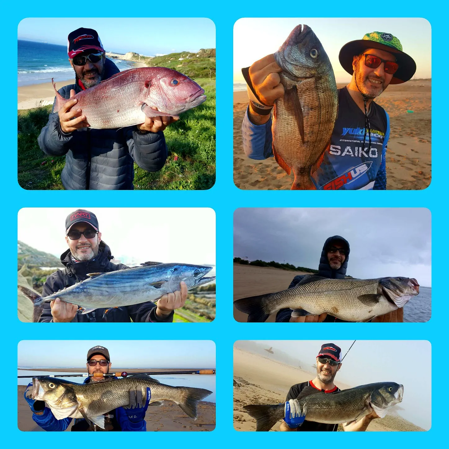 recently logged catches