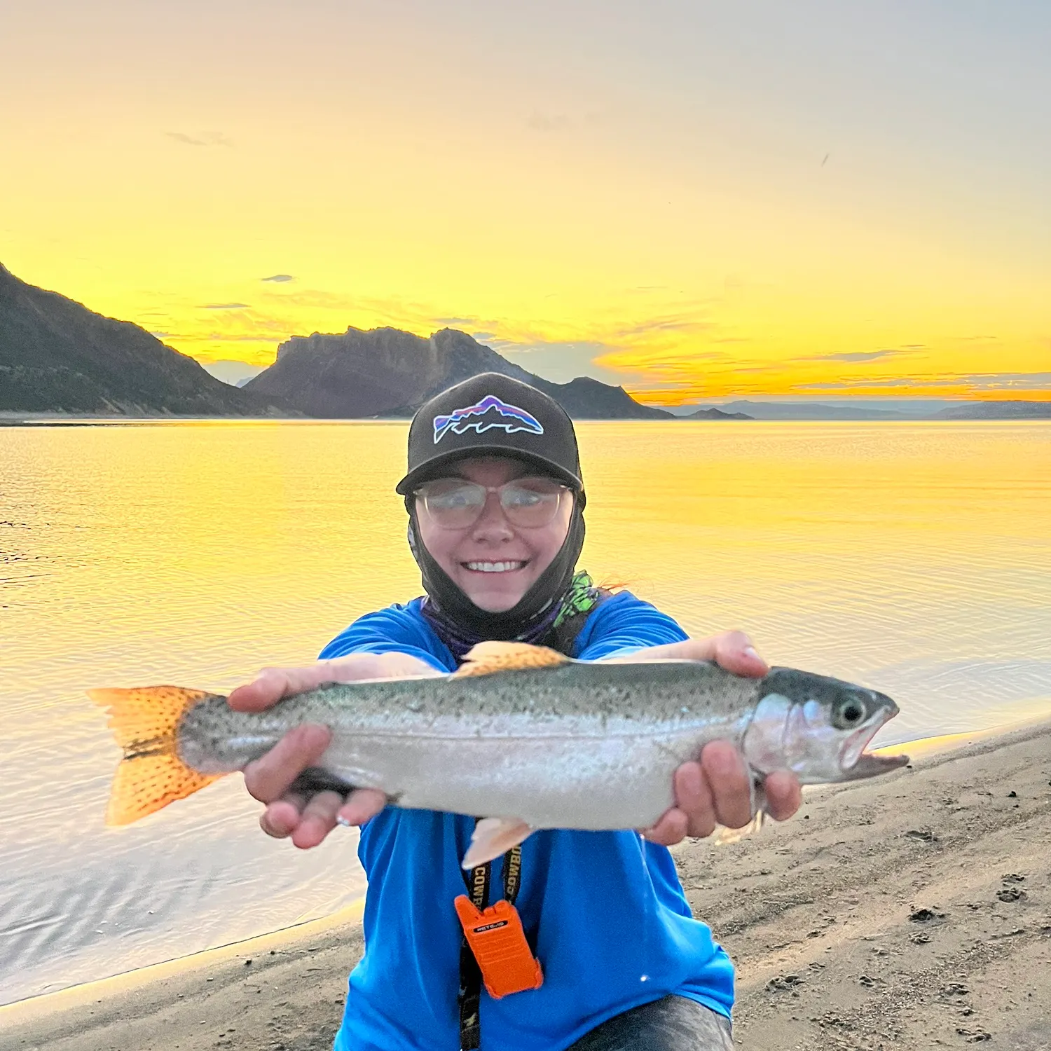 Rainbow trout caught on Fishbrain