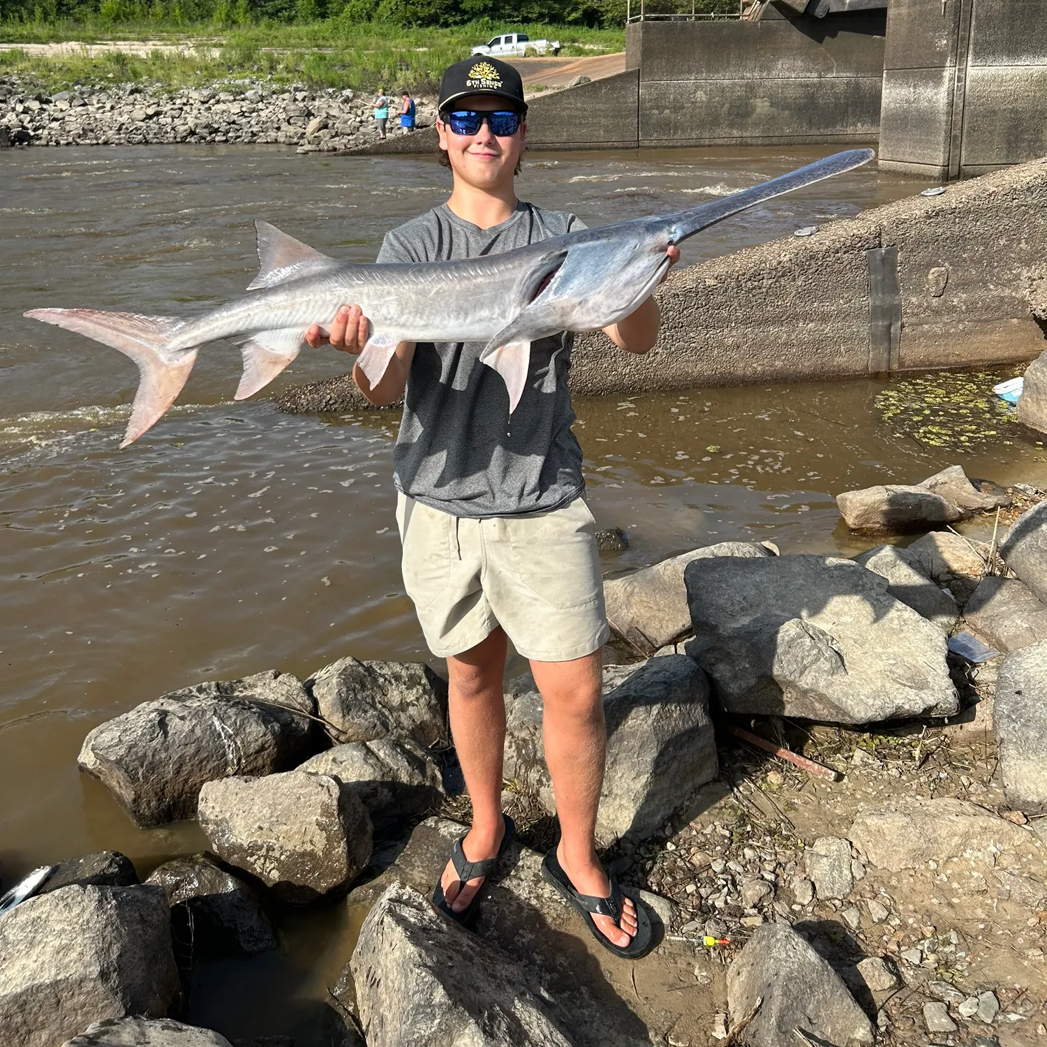The most recent Paddlefish catches on Fishbrain