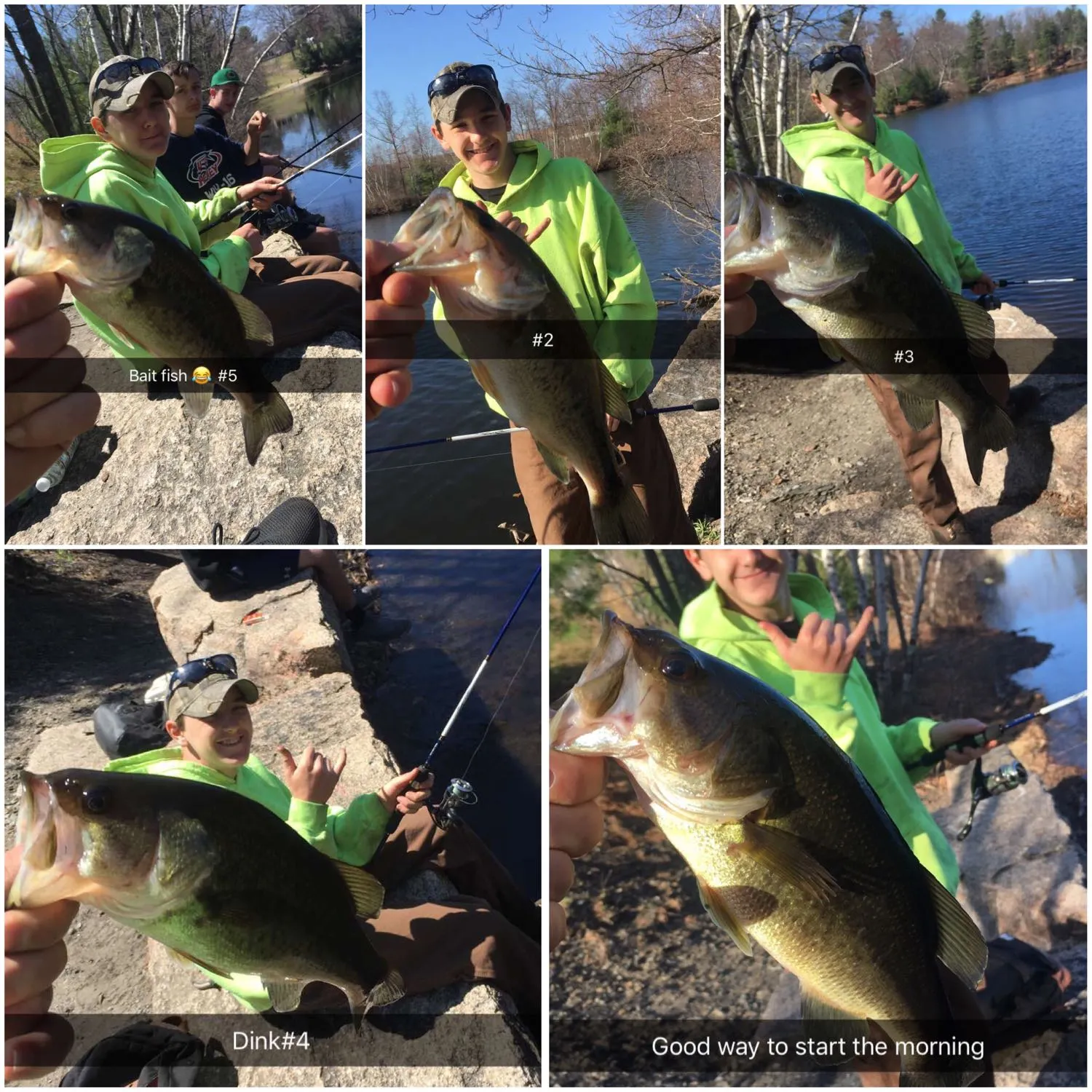 recently logged catches