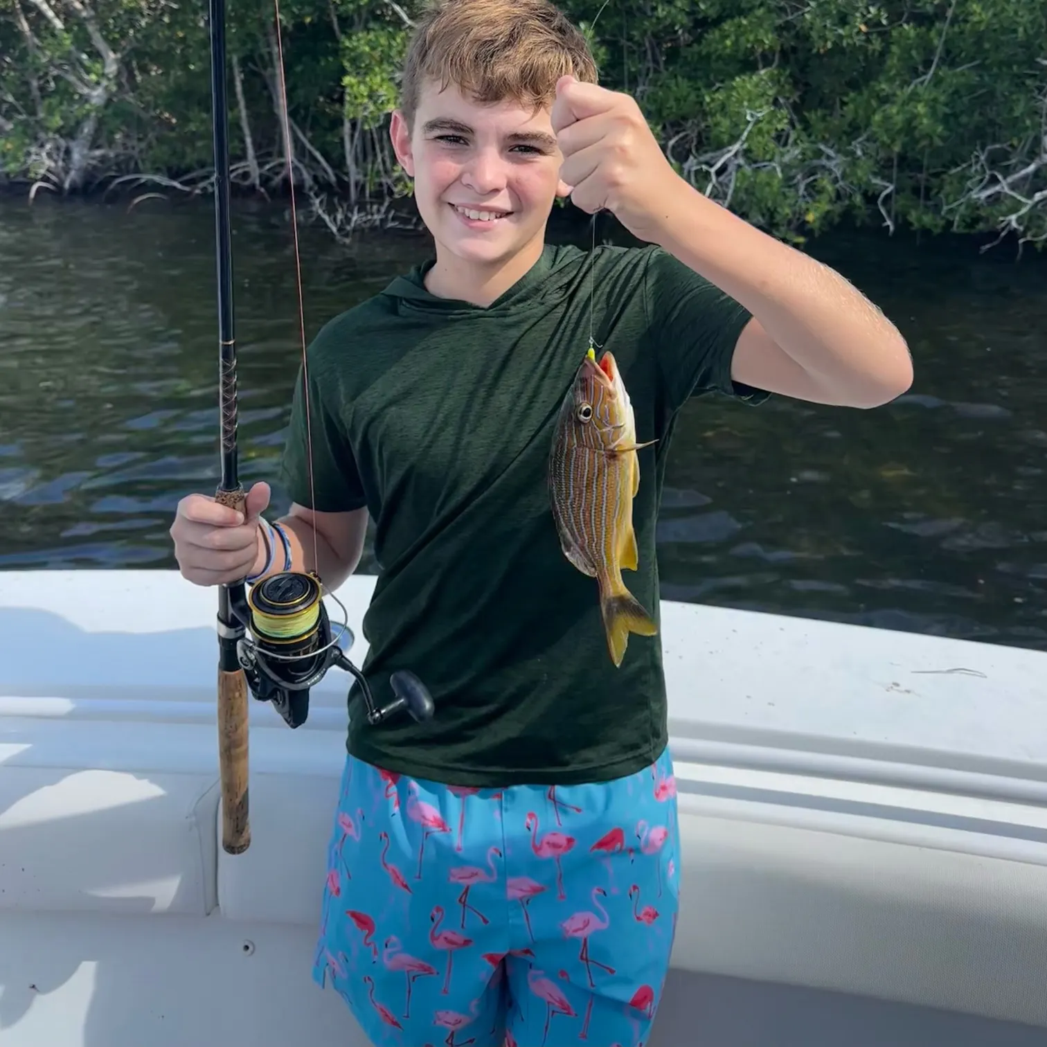 The most recent Oriental sweetlips catches on Fishbrain