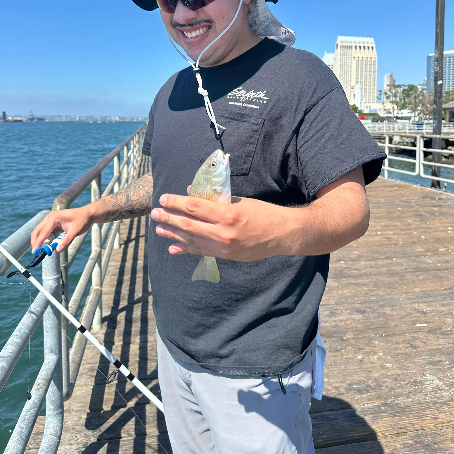 The most recent Yellowfin croaker catches on Fishbrain