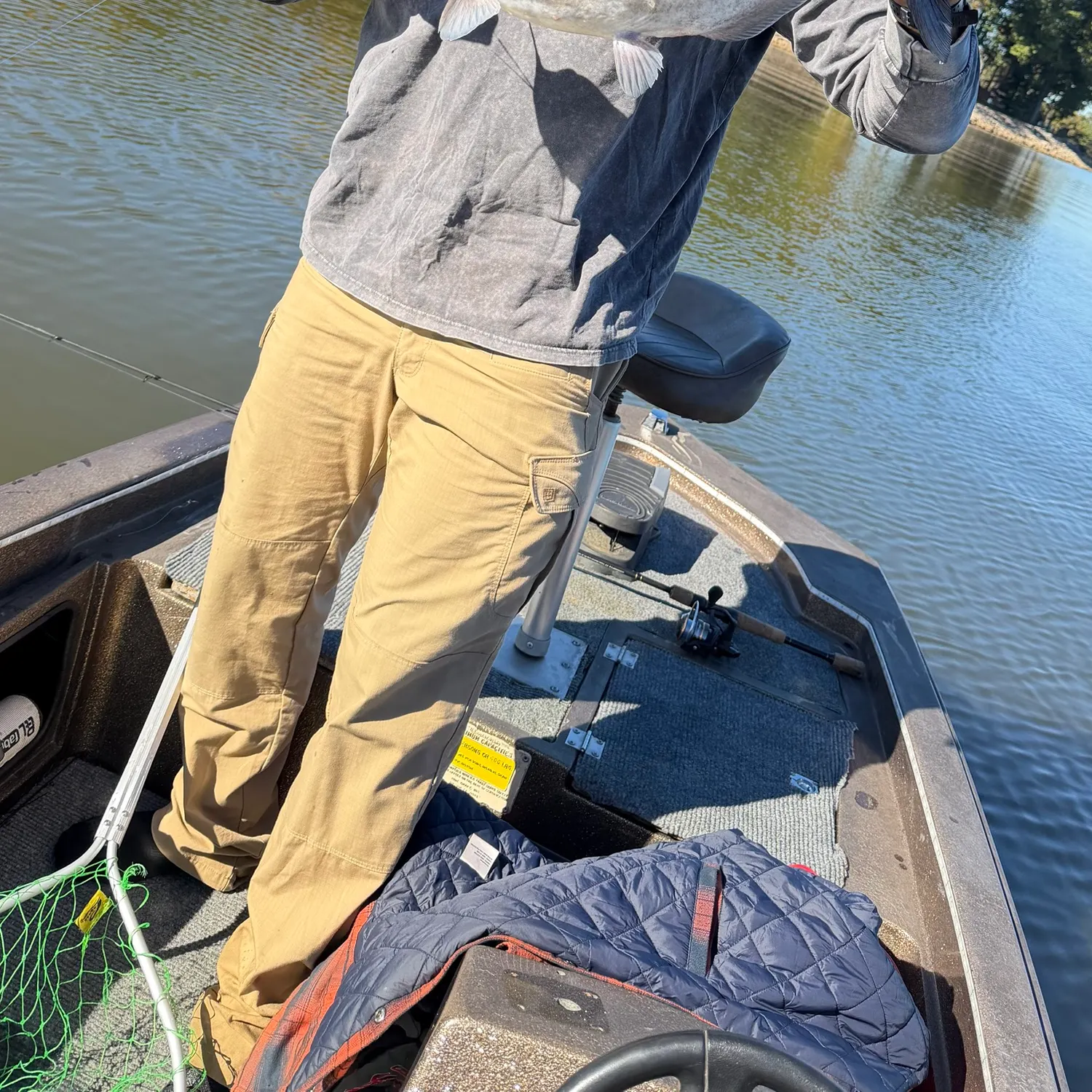 Blue catfish caught on Fishbrain