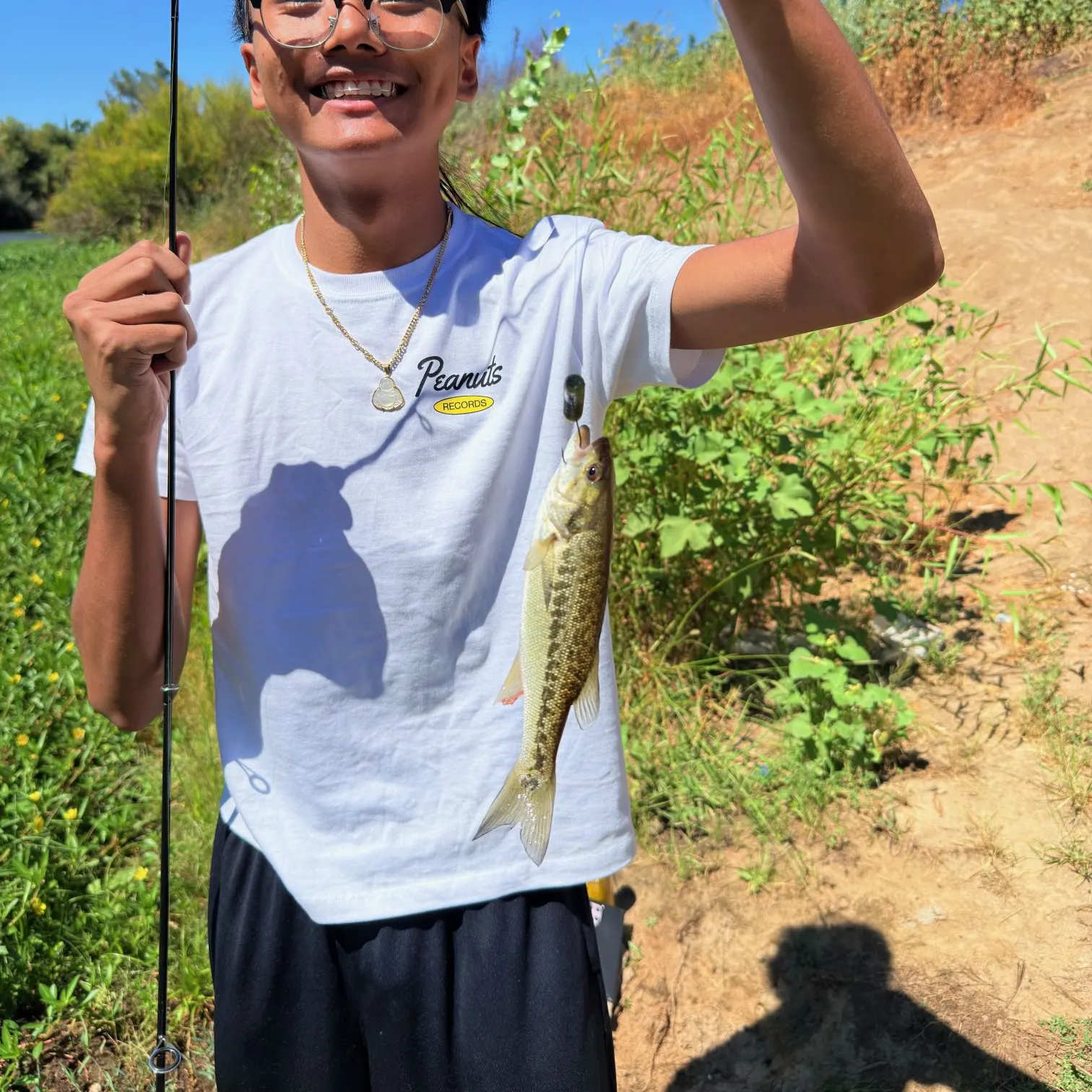 Spotted bass caught on Fishbrain