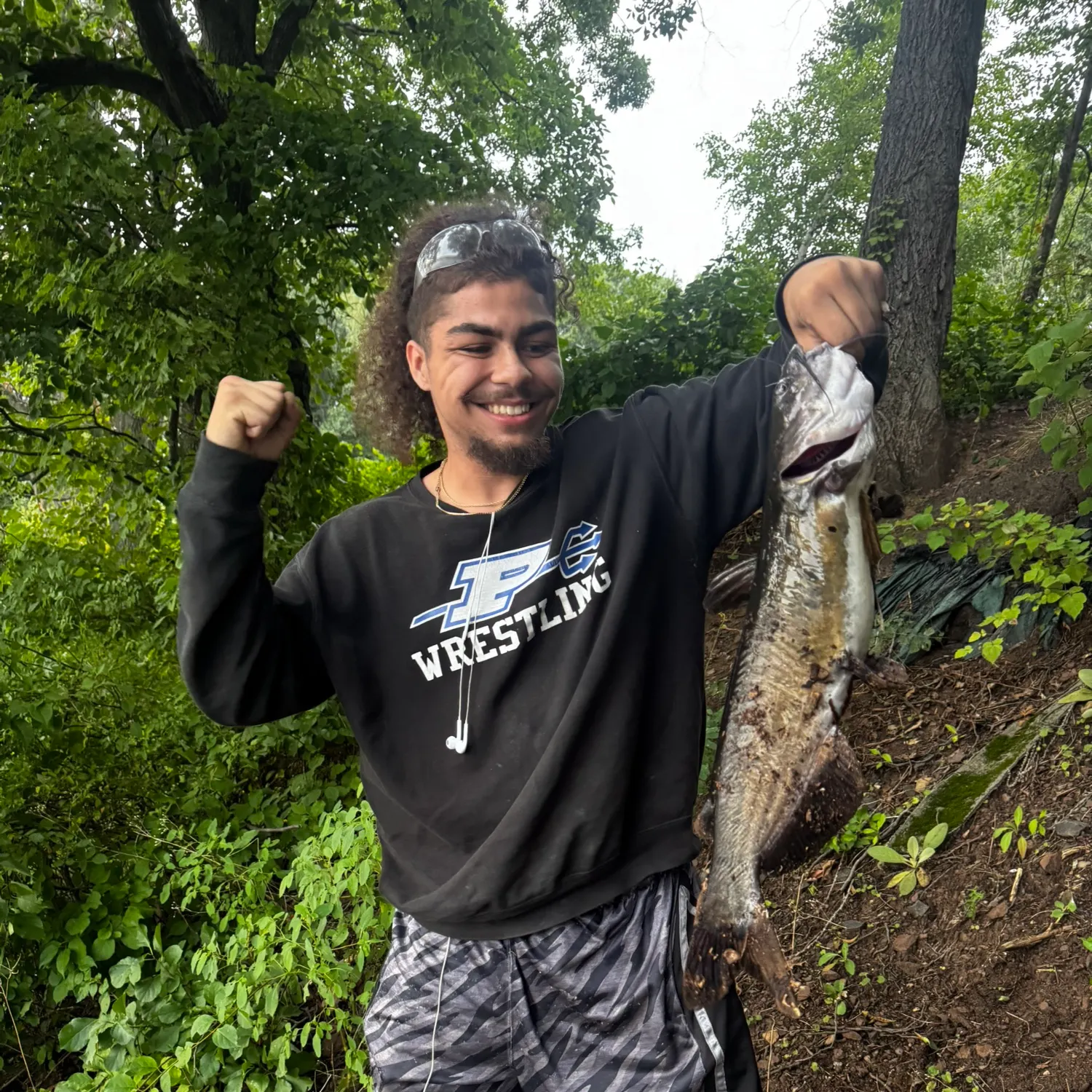 Channel catfish caught on Fishbrain